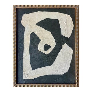 2025 "Paura" Abstract Minimalist Painting on Canvas by r.k. Red For Sale