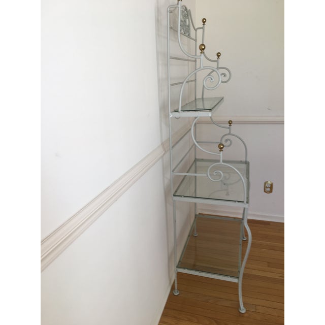 1960’s Vintage Woodard White Bakers Rack Chairish