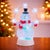 Contemporary LED Snowman Snow Globe 9.5"H For Sale - Image 3 of 4