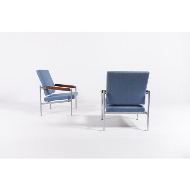 Fritz Hansen Set of Danish Lounge Chairs by Kay Boeck Hansen for Fritz Hansen, 1970s For Sale - Image 4 of 13