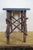 Late 20th Century Late 20th Century Adirondack Rustic Twig Log Country Farmhouse Bench Stool Coffee Table 20" For Sale - Image 5 of 15