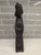 Art Deco Vintage Mid-Century Balinese Modernist Mother and Child – 13-Inch Macassar Ebony Carving For Sale - Image 3 of 12