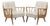 Mid-Century Modern Hungarian Lounge Chairs in Off-White Bouclé by Bodnár János for Bubiv, 1970s, Set of 2 For Sale
