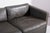 Sofa Set in Grey Leather by Charles Pfister for Knoll, USA, 1970s, Set of 3 For Sale - Image 11 of 18