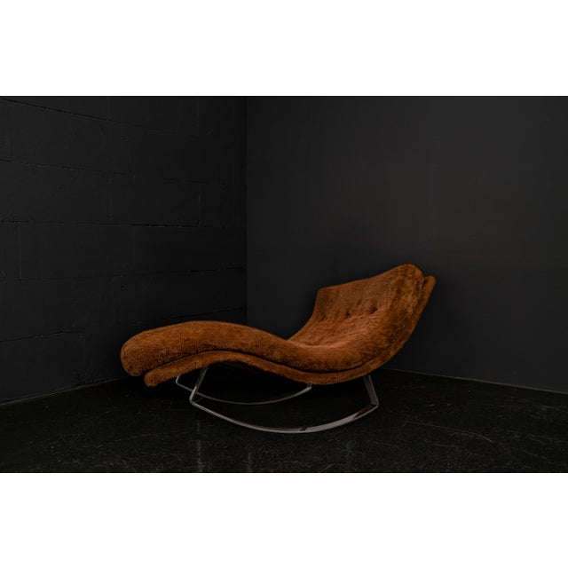 Mid-Century Model 1264 Wave Rocking Chair by Adrian Pearsall for Craft Associates, 1960s For Sale - Image 13 of 13