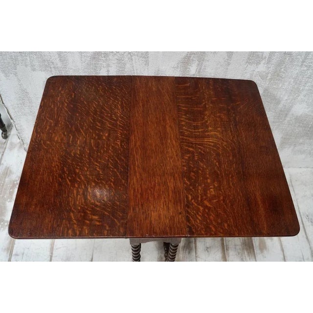 Antique Oak Table, 1890 For Sale - Image 9 of 10