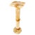 Vintage round turned onyx pedestal stand.