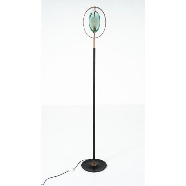 Model 2020 Floor Lamp attributed to Max Ingrand for Fontana Arte, Italy, 1960 For Sale - Image 6 of 14
