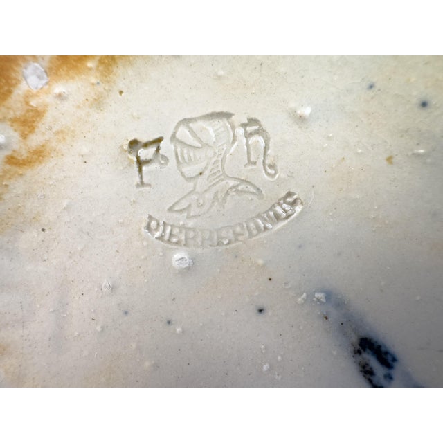 Large Art Deco Crystalline Glaze Stoneware Vase by Pierrefonds, France, C. 1925–1935 For Sale - Image 14 of 15