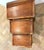 Wood Vintage 1950s Rattan & Mahogany Nesting Tables, Set of Three For Sale - Image 7 of 10