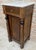 1920s Early 20th Century French Walnut Nightstands with One Drawer and Marble Top, 1920s, Set of 2 For Sale - Image 5 of 14