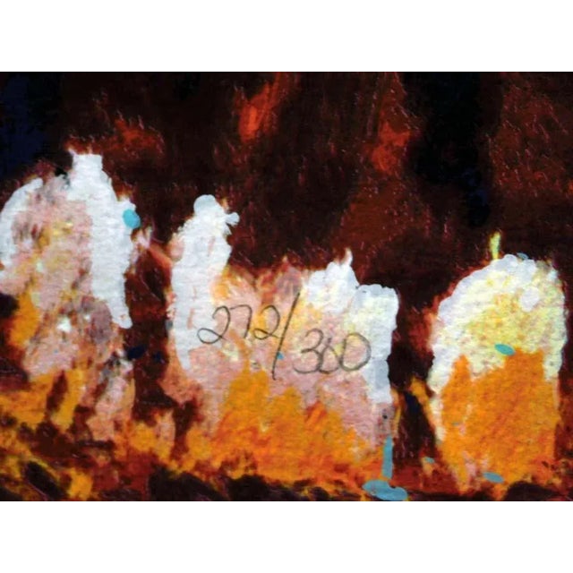 1990s Earl Biss "They Stood Like the Glory of the Sun" Hand Signed Print For Sale - Image 4 of 12