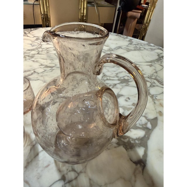 Vintage Orangeade Service from Biot, 1970s, Set of 7, in Flawless conditions. Designed 1970 to 1979 This piece has an...