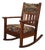 J. M. Young & Sons Antique Mission Oak Arts & Crafts Rocking Chair, Circa 1900 For Sale