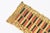 1950s Vintage Grecian Gold Plated Cuff Bracelet With Red and Black Enamel, 1950's For Sale - Image 5 of 10