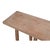 Rustic Carved Leg Console Table in Natural Pine For Sale - Image 9 of 12