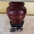 Ceramic Vintage Oxblood Red Ginger Jar Table Lamp – Ceramic Traditional Accent, 20” For Sale - Image 7 of 18