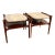 Bertha Schaefer Walnut W/Travertine Side/End Table, 1960 For Sale