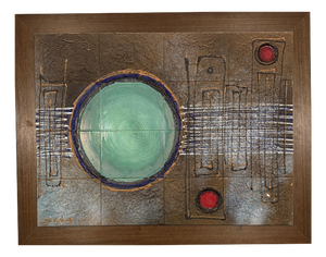 Abstract Mural Panel, 1975, Glazed Ceramic