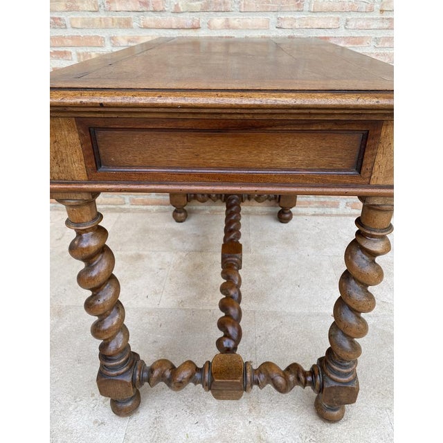 Brown Early 19th Century French Walnut Worktable For Sale - Image 8 of 18
