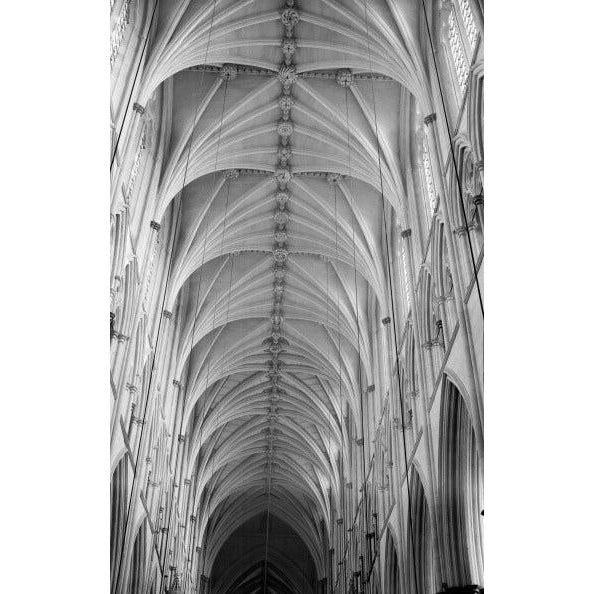 Fan vaulting in Westminster Abbey Fan vaulting in Westminster Abbey, Westminster, London, 1945-1980. Interior view of the...