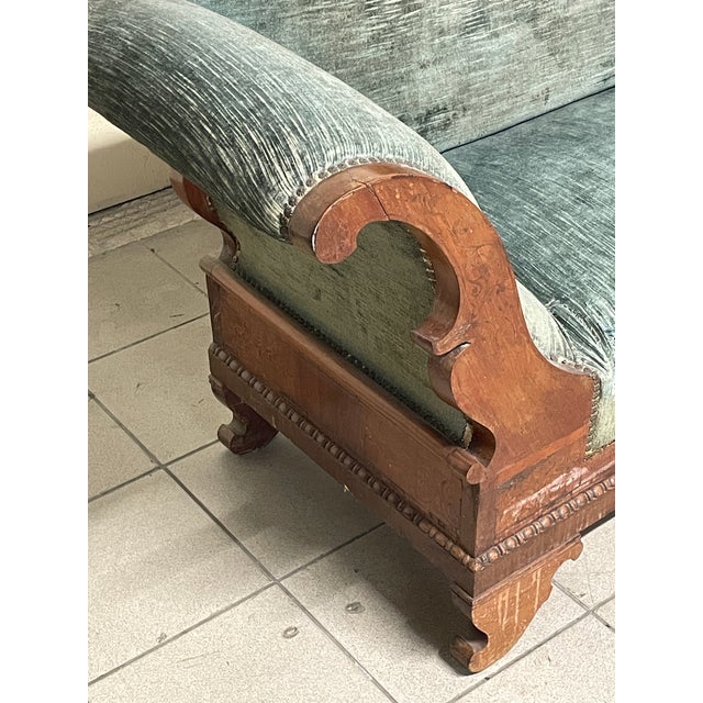 Charles X Daybed in Wood and Fabric For Sale - Image 13 of 18