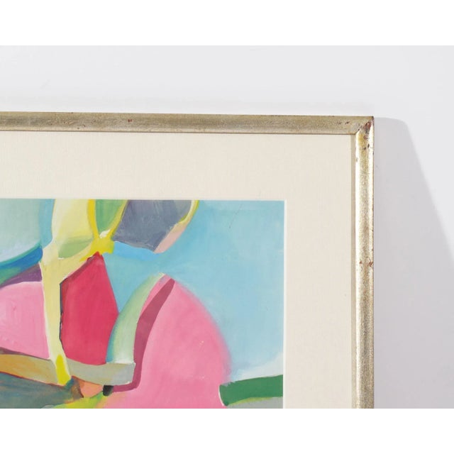 Abstract Gouache Painting by George Coggeshall For Sale In Indianapolis - Image 6 of 8