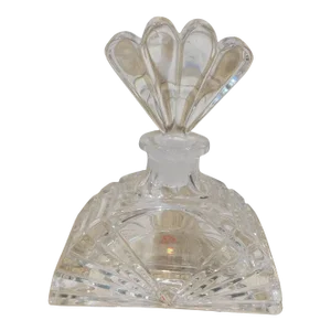 1930s Colle Crystal Perfume Bottle From Italy