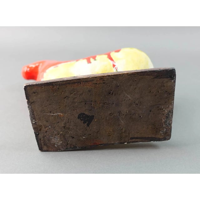 Mid 20th Century Ivo De Santis Gli Etruschi Raymor Italian Art Pottery Orange Horse Figurine For Sale - Image 9 of 12