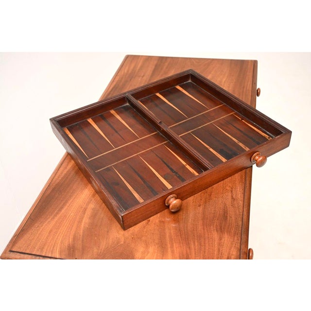 Wood Antique Georgian Writing Table, 1790 For Sale - Image 7 of 11