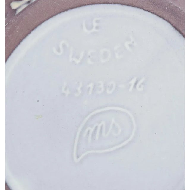 Ceramic Bowl with Abstract Pattern by Mari Simmulson for Upsala Ekeby, 1960s For Sale - Image 6 of 8