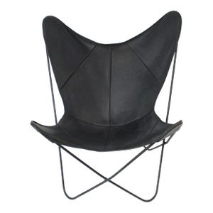 Leather Butterfly Sling Chair by Hardoy - Jorge Ferrari Knoll (A)