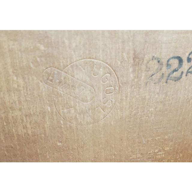 1970s Vintage Mid-Century "Colonial Revival" Hard Rock Dining Suite - 7 Pieces For Sale - Image 5 of 10