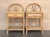 Pair of Split Reed Bamboo Rattan Nightstands with Drawer and Low Tier, 1970s For Sale - Image 17 of 18