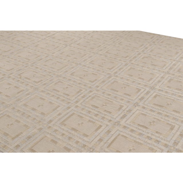 Made with handwoven wool and silk, this 13x18 oversized flatweave represents a bold, elegant new line of Rug & Kilim’s...