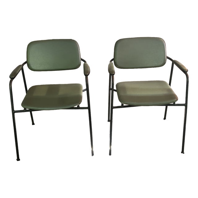 Armchairs Coraline Model b Eugen Schmidt for Airborn, 1960, Set of 2 For Sale