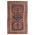 Antique Persian Serapi Carpet, Handmade Wool Oriental Rug, Rust, Ivory and Blue For Sale - Image 18 of 18