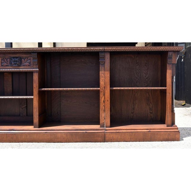 Victorian Carved Oak Front and Back Bar, 1980 For Sale - Image 15 of 18