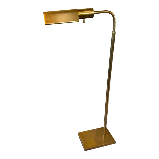 Hand Craft Brass Floor Lamp by Ian Fowler For Sale