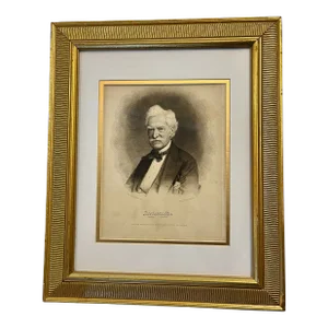 1885 Etched Portrait of Walter the First Vice President of the Artists’ Fund Society in Philadelphia