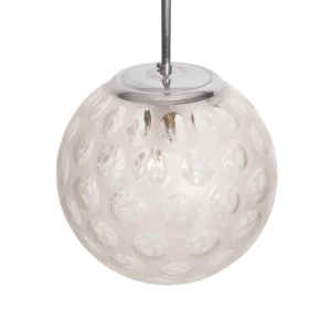 Glass Suspension Lamp from Venini, 1960s