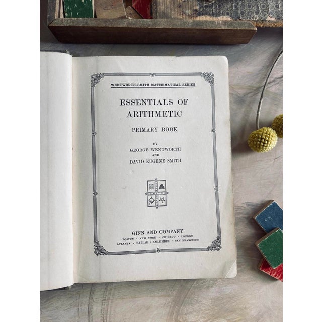 1910s 1915 & 1917 Pair of School Books Oral and Written English and Essentials of Arithmetic For Sale - Image 5 of 10