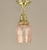 Pink Art Nouveau Pendant Light with Vaseline Glass Shade, Vienna, 1920s For Sale - Image 8 of 8