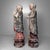 Large Polychrome Wooden Temple Figures on Lotus Bases, Korea, 19th Century, Set of 2 For Sale - Image 17 of 18