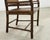Set of Four McGuire Rattan Target Upholstered Dining Armchairs For Sale - Image 9 of 18