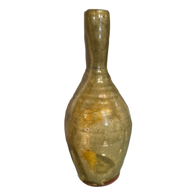 Enameled Stoneware Vase by Justin Dutel from Atelier De La Borne For Sale