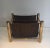 Mid-Century Modern Circa 1970 French Gilt Metal and Fabric Magazine Rack For Sale - Image 3 of 10
