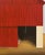 Old Red by Justin Wheatley | Acrylic on Canvas Red Barn With Ochre Field For Sale - Image 4 of 10