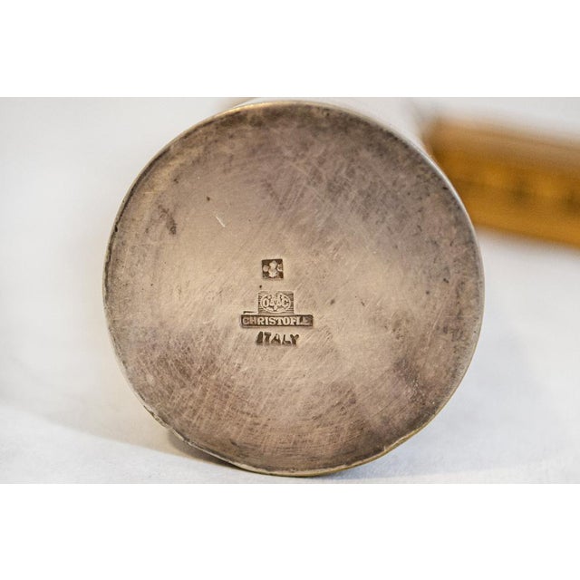 Mid-Century Modern Silver-Plated Metal Vase by Lino Sabattini for Christofle, France, 1950s For Sale - Image 3 of 4