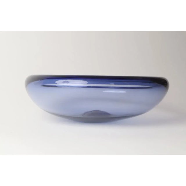 Blue Glass 17792 Fruit Bowl By Per Lütken for Holmegaard For Sale - Image 3 of 11